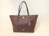COACH Turnlock Leather Tote Shoulder Bag