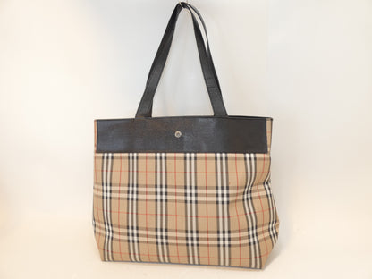BURBERRY London Nova Check Tote Shoulder Bag