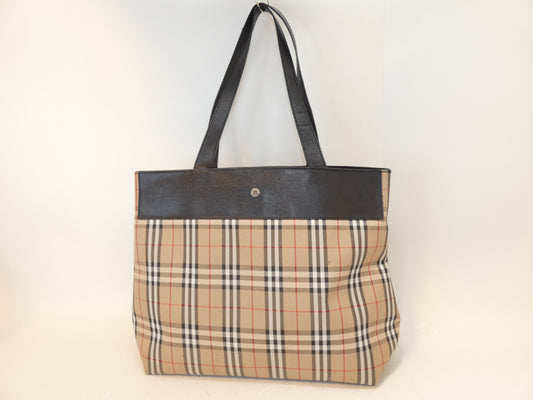 BURBERRY London Nova Check Tote Shoulder Bag
