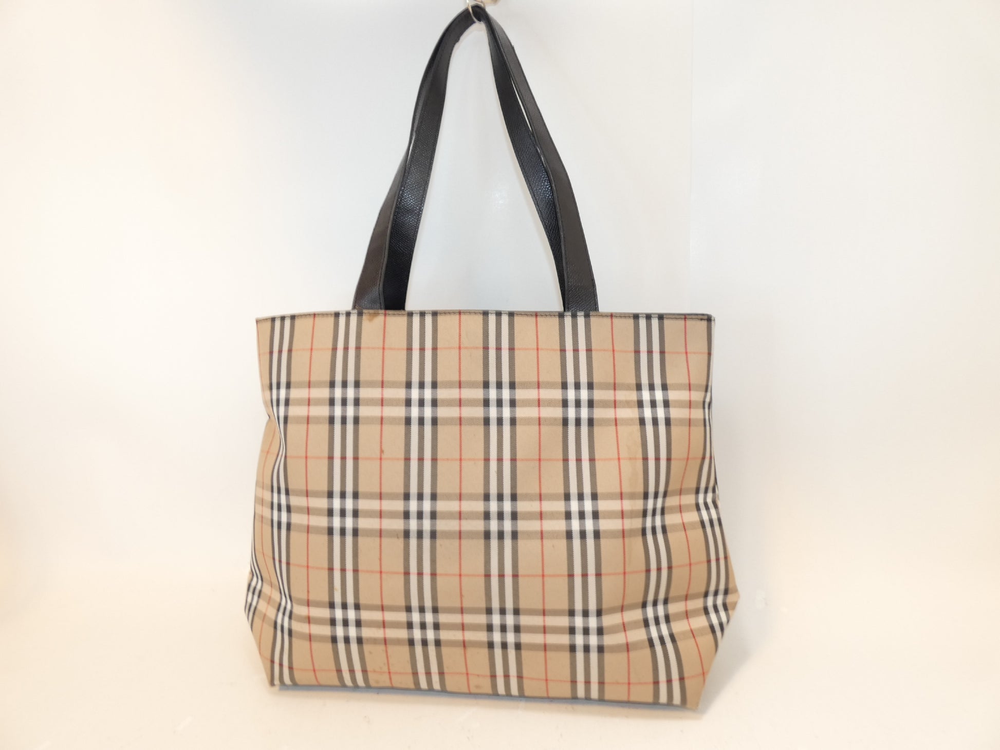 BURBERRY London Nova Check Tote Shoulder Bag