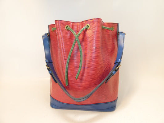 LOUIS VUITTON Epi Noe Tricolor Shoulder Bag