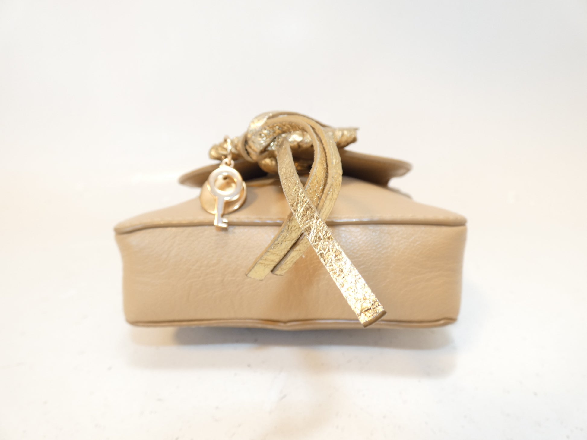 SEE BY CHLOE SEE BY CHLOE Leather Suede Joan Camera Bag with Chain Shoulder Strap
