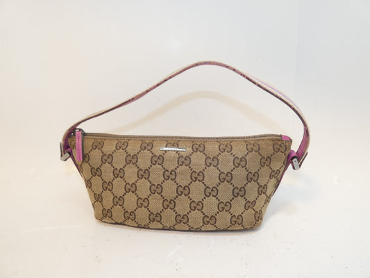 GUCCI GG Canvas Accessory Pouch Mini Handbag