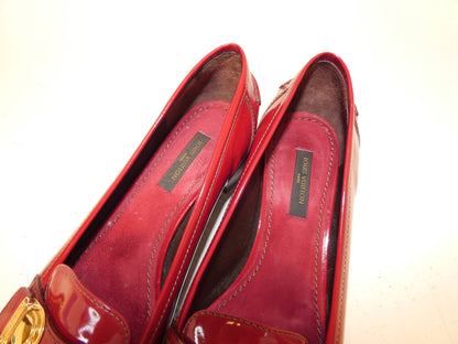 LOUIS VUITTON LOUIS VUITTON Leather Loafers Size 36 Pumps
