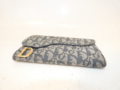Dior Trotter D-Ring Saddle Long Wallet
