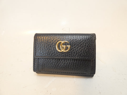 GUCCI Marmont Leather Compact Wallet