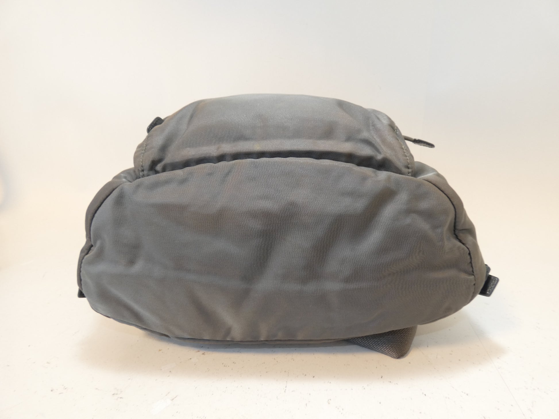PRADA Nylon Triangle Plate Backpack