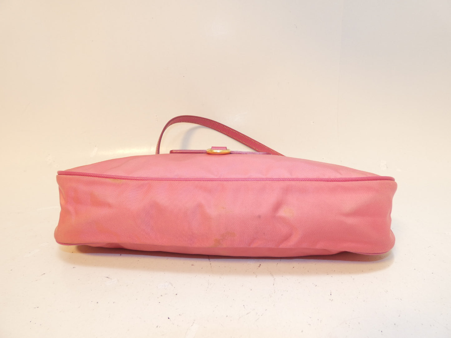 PRADA Front Logo Saffiano Nylon Hand One-Shoulder Handbag