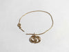 Dior Gold Plated CD Logo Bracelet Bracelet Bangle