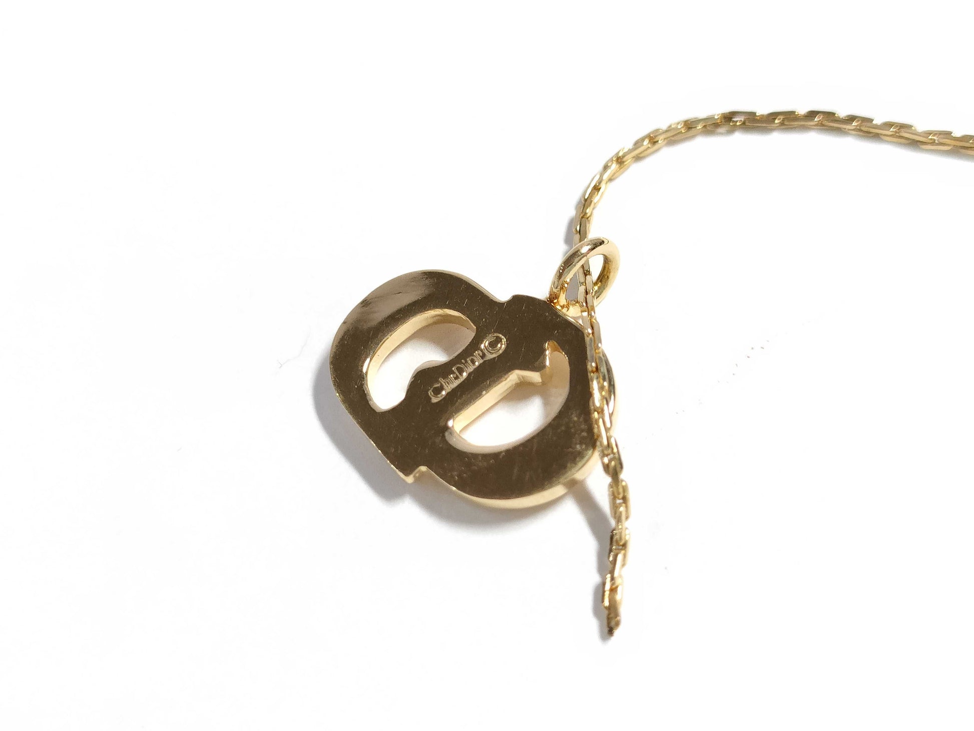 Dior Gold Plated CD Logo Bracelet Bracelet Bangle