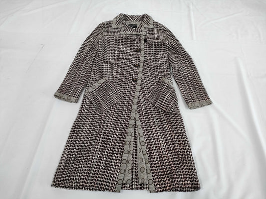 CHANEL tweed coat size 36 coat