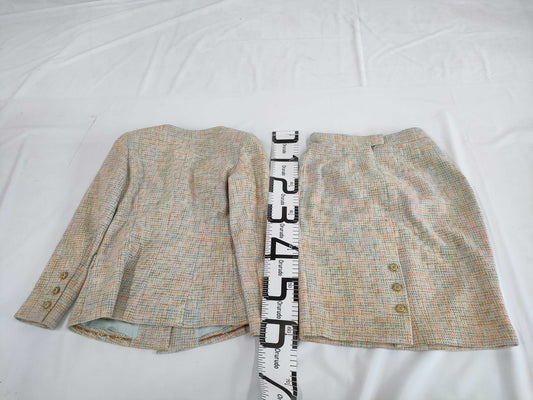 CHANEL Multicolor Jacket/Skirt Set, Size 38 Other Apparel