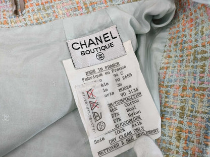 CHANEL Multicolor Jacket/Skirt Set, Size 38 Other Apparel