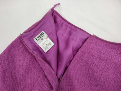 CHANEL Purple Jacket/Skirt Set, Size 34, Other Apparel