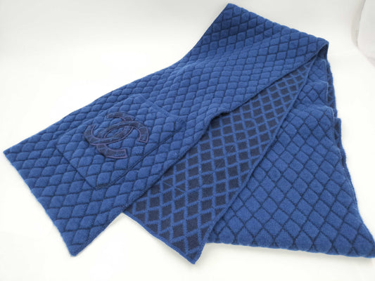 CHANEL Large Scarf Navy