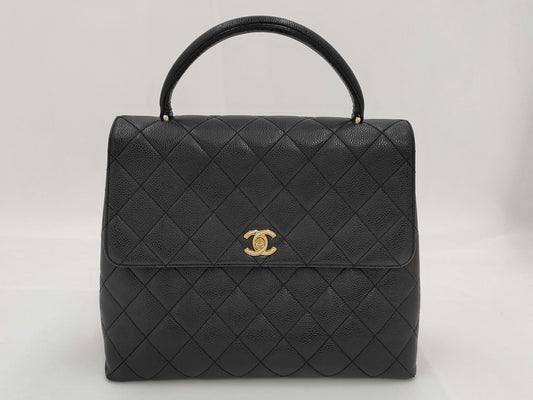 CHANEL Caviar Skin Matelasse Caviar Skin Handbag