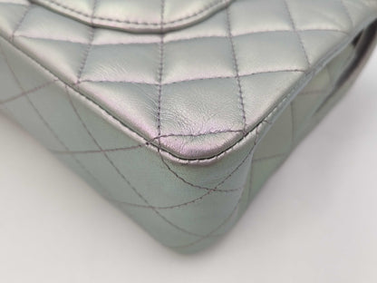 CHANEL Lambskin W25 Rampoule Silver Shoulder Bag