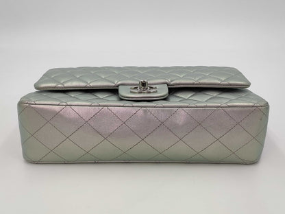 CHANEL Lambskin W25 Rampoule Silver Shoulder Bag
