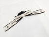 CHANEL CHANEL Scrunchie Hair Accessory Ribbon Logo Coco Mark White x Black Other Accessories