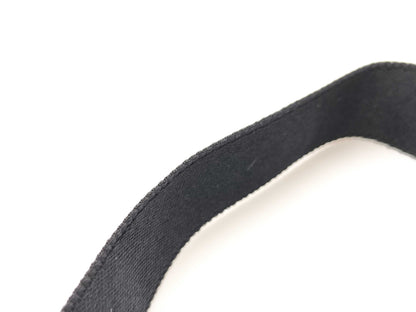 CHANEL CHANEL Barrette Ribbon Coco Mark Rhinestone Black Hair Accessory 25B Hair Accessory