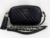 CHANEL Black Chevron Fringe Camera Bag, W20cm, Approx. 25 Series [Sealed], Silver Hardware, Shoulder Bag, 25655786