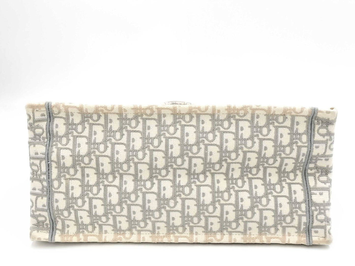 Christian Dior Dior Book Tote Tote Bag Handbag Trotter 50-MA-0251 Gray
