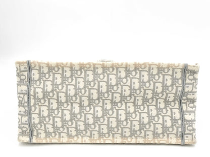 Christian Dior Dior Book Tote Tote Bag Handbag Trotter 50-MA-0251 Gray