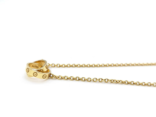 Cartier Baby Love YG Au750 6.9g Necklace 