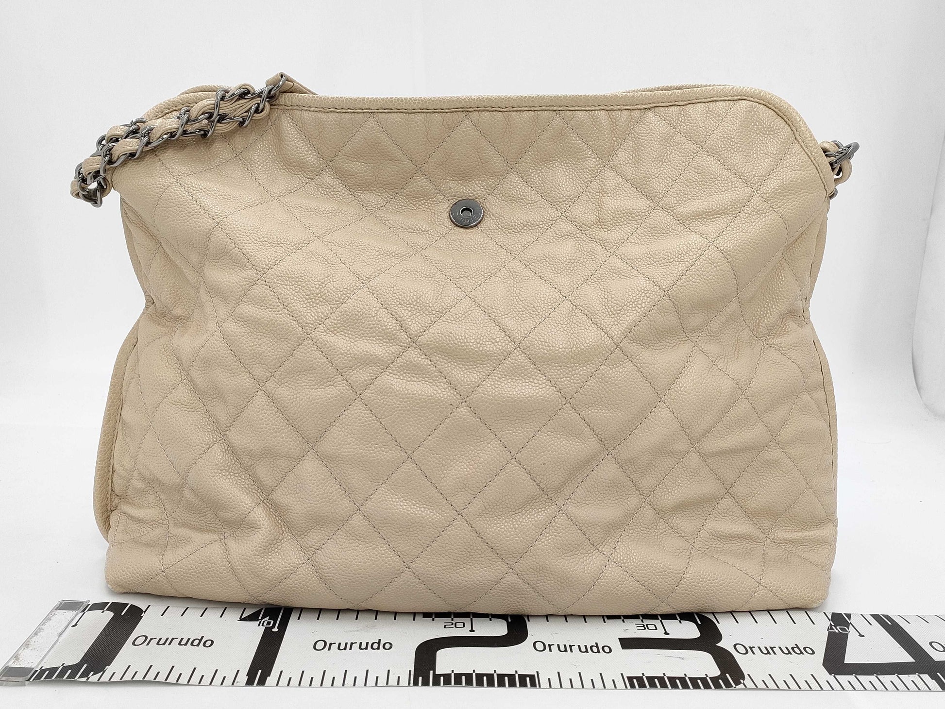 CHANEL Caviar Skin Matelasse Chain One Shoulder Bag, 20 Series, Accessories: Guarantee Card, Shoulder Bag
