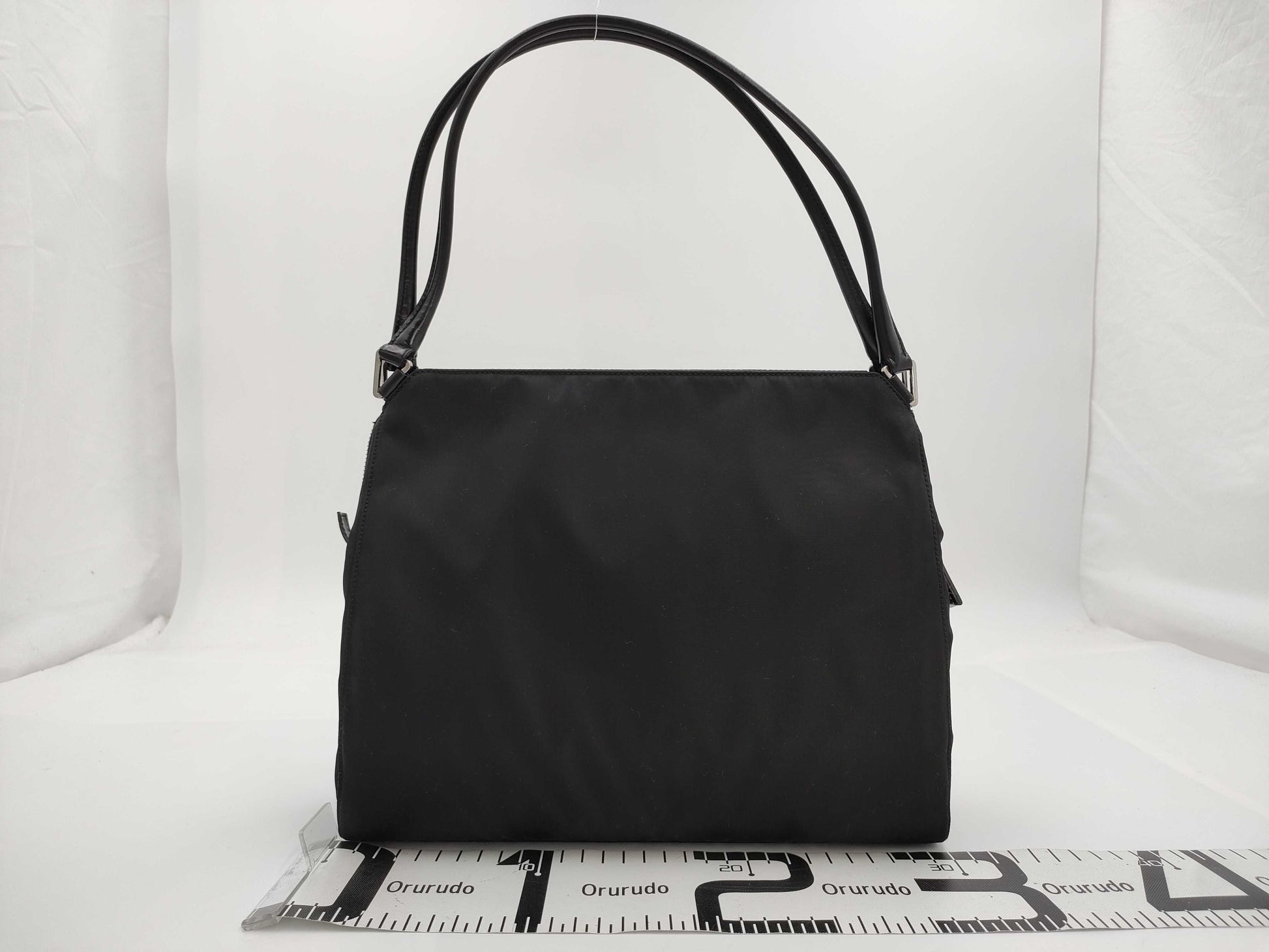 PRADA Nylon Prada Nylon Handbag B11093 Black Accessories: Box, Certificate of Authenticity, Dust Bag