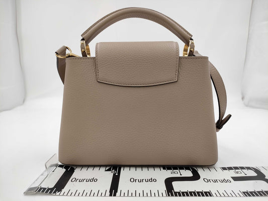LOUIS VUITTON Taurillon Leather Capucines BB M94634 Accessories: Box, Dust Bag, Shoulder Strap Handbag