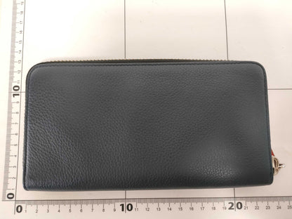 Christian Louboutin Panettone Studded Zip-Around Long Wallet. Accessories: Box, Dust Bag, Wallet.