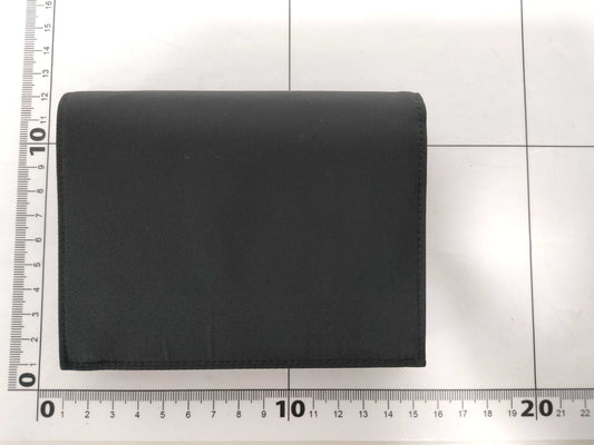 PRADA Nylon Prada Tessuto Triangle Logo Plate Bifold Wallet M505 Black Accessories: Box, Certificate of Authenticity