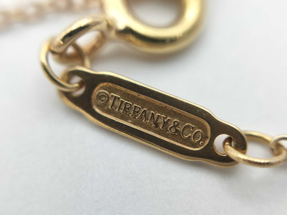 Tiffany & Co. T Smile Small Necklace in Yellow Gold and Au750, 2.8g 