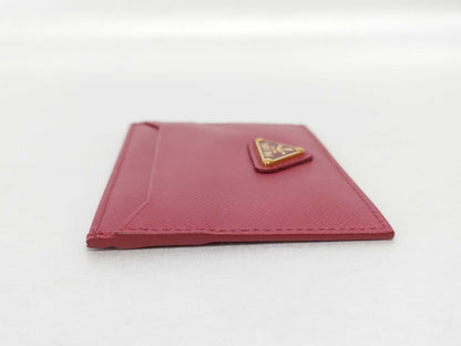 PRADA Saffiano Leather Card Case, Card Case, Pass Case, Business Card Case