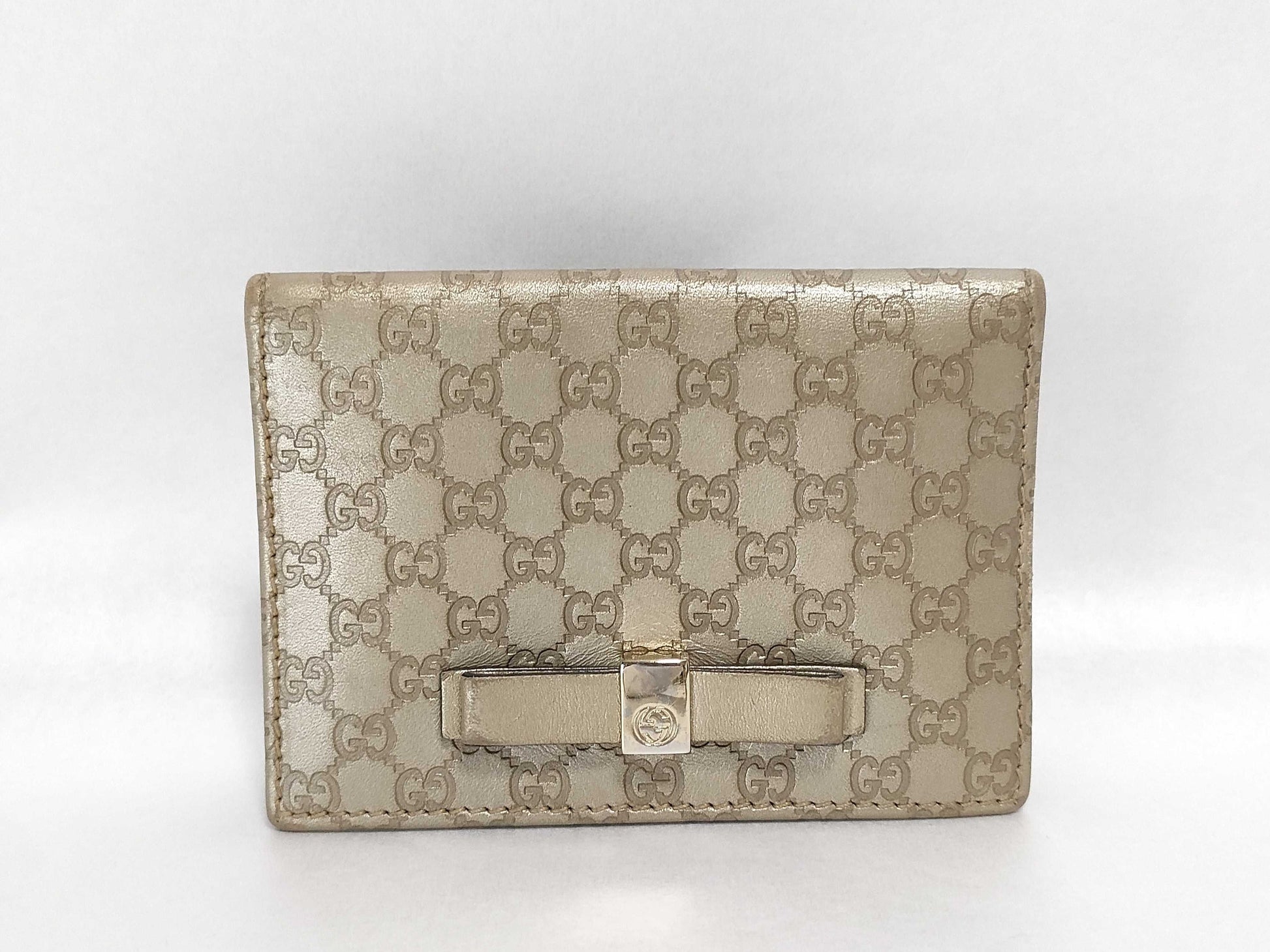 GUCCI Micro Guccissima Card Case, Card Case, Pass Case, Business Card Case