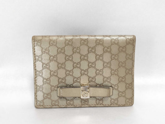 GUCCI Micro Guccissima Card Case, Card Case, Pass Case, Business Card Case