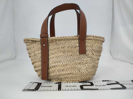 LOEWE Basket Small Raffia Handbag. Includes dust bag.
