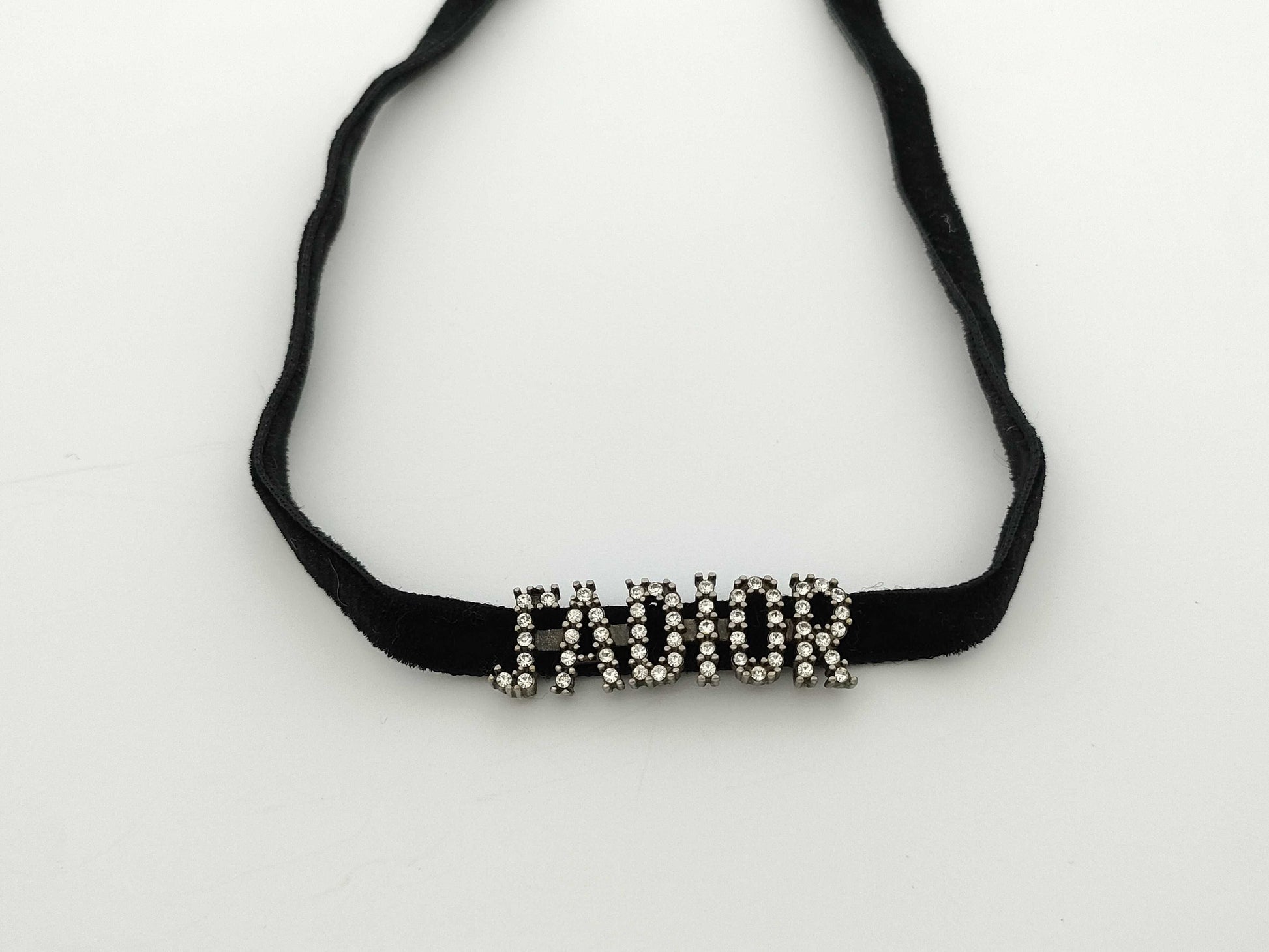Dior Rhinestone Choker Necklace