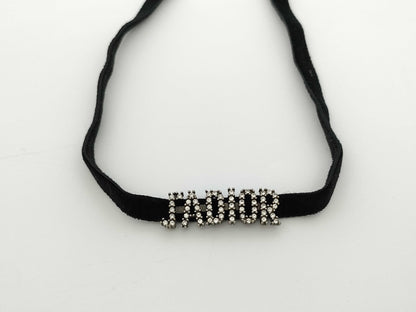 Dior Rhinestone Choker Necklace