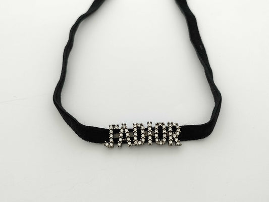 Dior Rhinestone Choker Necklace