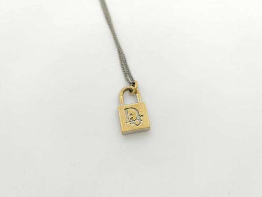 Dior Padlock Necklace