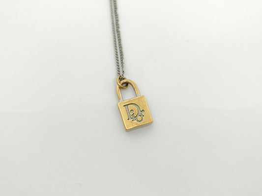 Dior Padlock Necklace