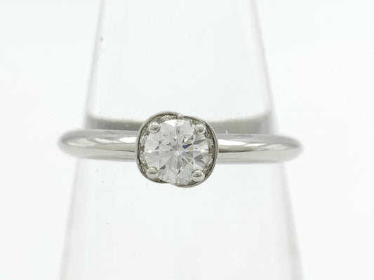 BVLGARI Incontro d'Amore Diamond PT950 3.3g Ring 