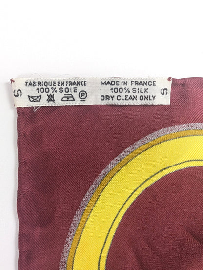 HERMES Carré 90 Scarf, Silk, Horse Carriage, Fully Dressed, Scarf