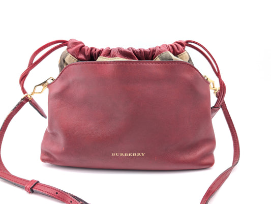BURBERRY Nova Check Shoulder Bag