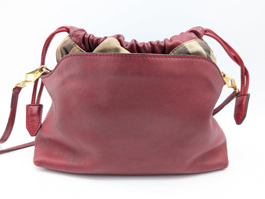 BURBERRY Nova Check Shoulder Bag