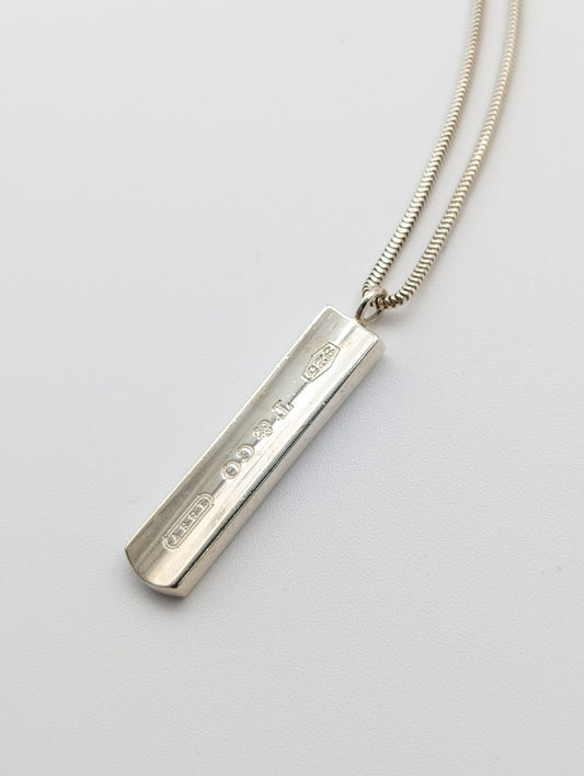 Tiffany & Co. Tiffany & Co. Narrow Bar Necklace 1837 925 12.9g Necklace