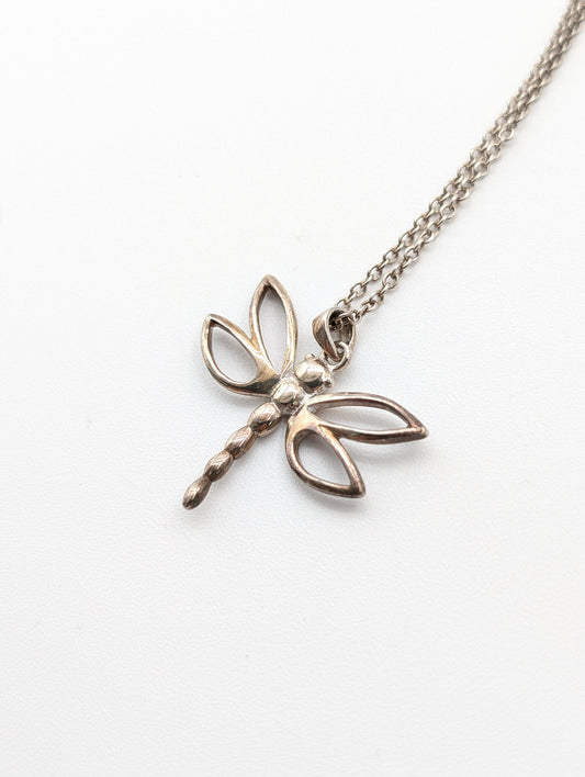 Tiffany & Co. Dragonfly Necklace, 925, 3.6g