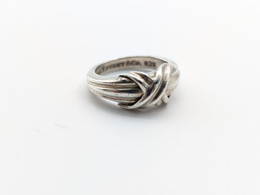 Tiffany & Co. Tiffany & Co. Cross Ring 1990 SV925 4.9g Ring